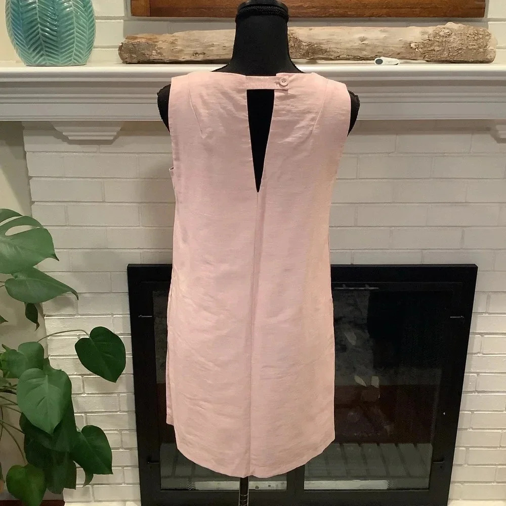 #5 Gorgeous HYPR Pink Shimmer Slip Dress Size Medium - Picture 3 of 12
